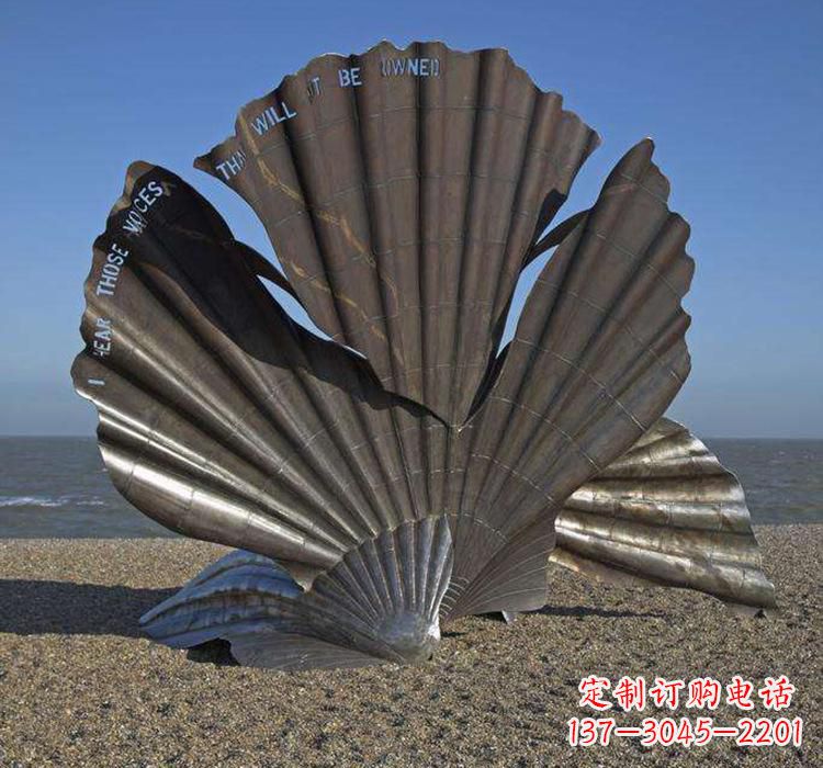 南阳不锈钢城市的扇贝雕塑——一座海洋文化的象征