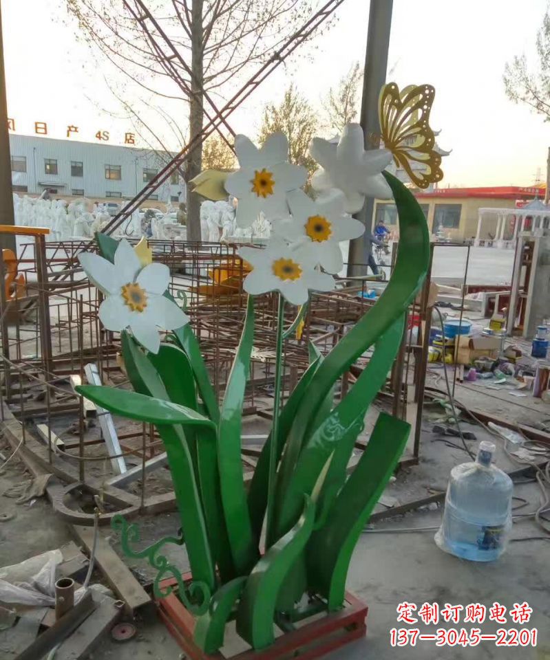 南阳不锈钢城市紫荆花雕塑