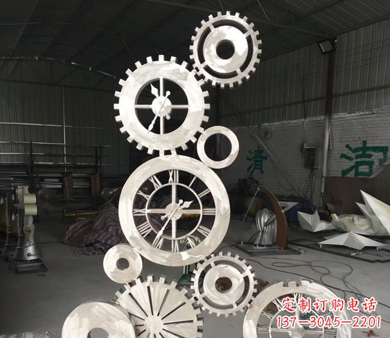 南阳不锈钢齿轮雕塑艺术与科技的完美结合