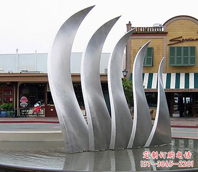 南阳不锈钢翅膀雕塑给空中带来力量与美丽