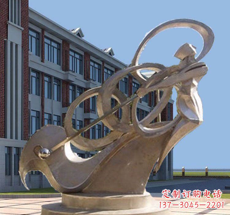 南阳不锈钢制作的高尔夫球雕塑