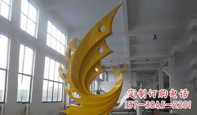 南阳不锈钢凤凰雕塑——给生活添彩