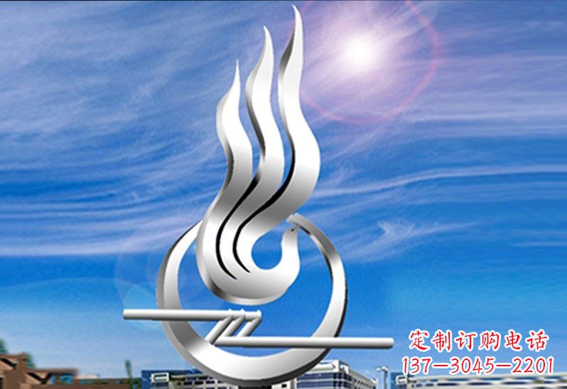 南阳精美不锈钢凤凰雕塑