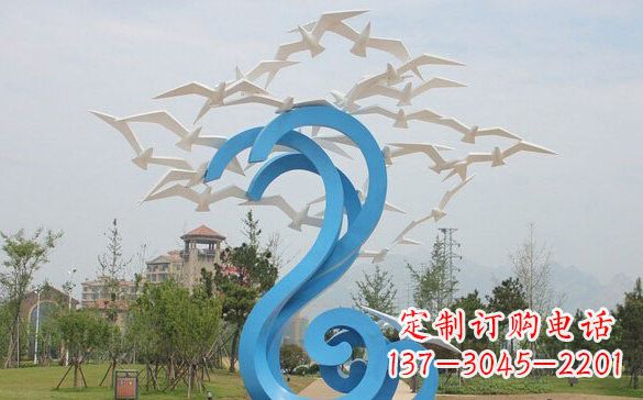 南阳不锈钢海鸥雕塑