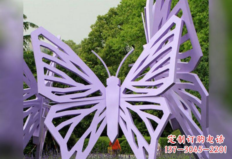 南阳不锈钢蝴蝶雕塑美丽永恒
