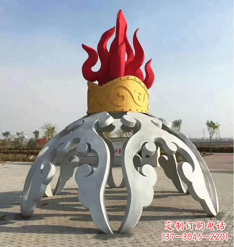 南阳不锈钢拱门雕塑精致而又充满艺术气息