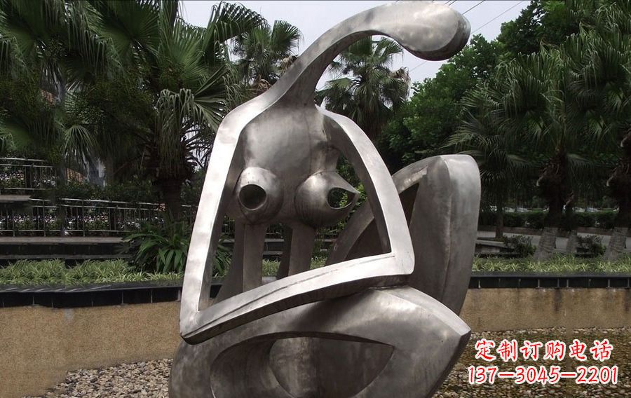 南阳青春靓丽不锈钢美女人物雕塑
