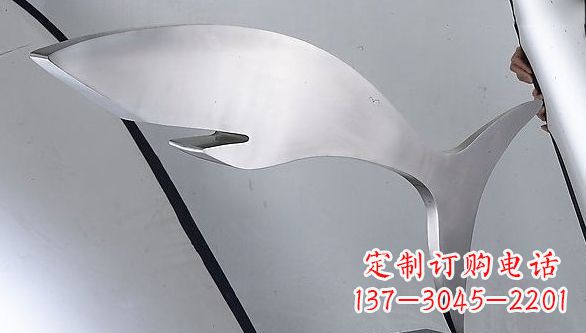 南阳不锈钢鲨鱼雕塑艺术精品