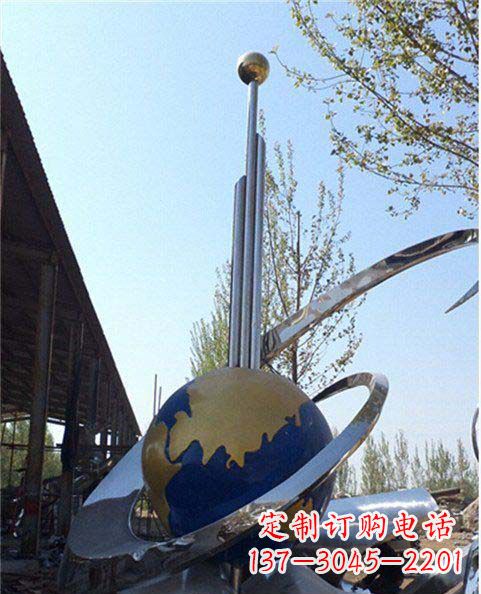 南阳精致的不锈钢地球雕塑