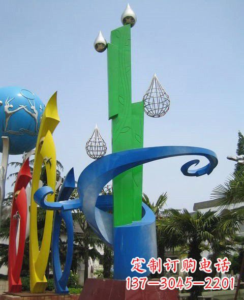 南阳不锈钢水滴雕塑非凡的艺术美学