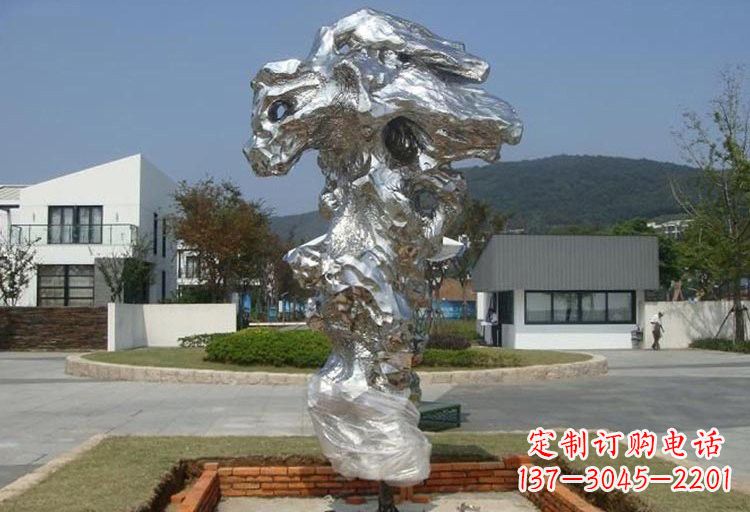 南阳不锈钢太湖石雕塑精美绝伦