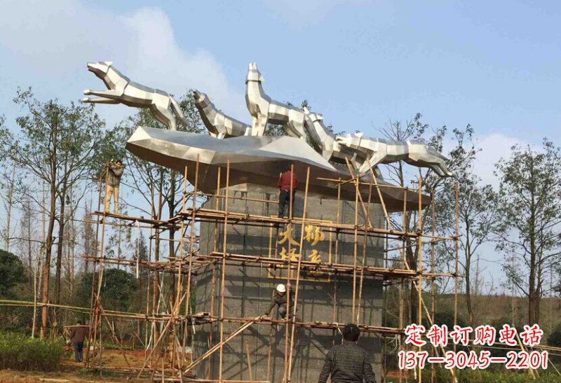 南阳不锈钢动物雕塑