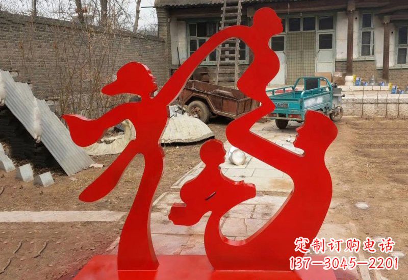 南阳不锈钢福字雕塑给家庭带来更多福气