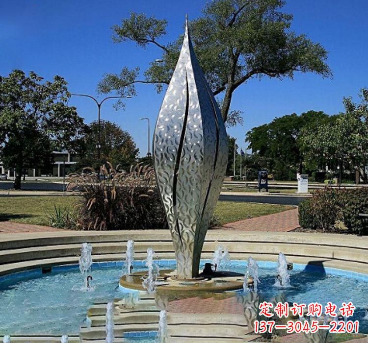 南阳不锈钢创意喷泉雕塑