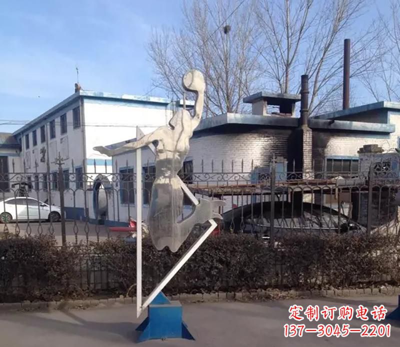南阳不锈钢打高尔夫雕塑