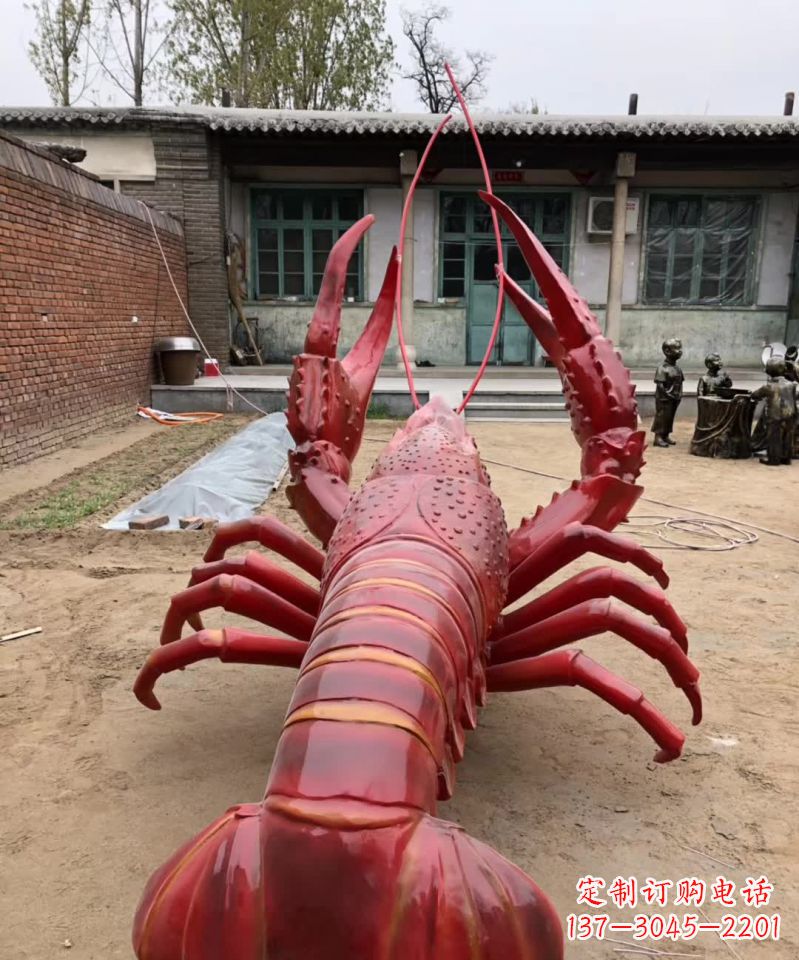 南阳不锈钢大龙虾雕塑