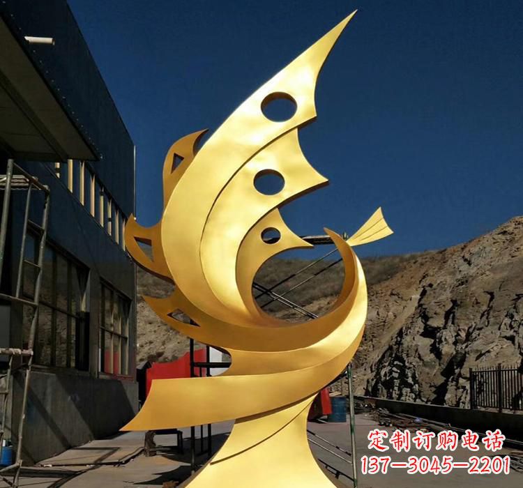 南阳不锈钢大型凤凰雕塑