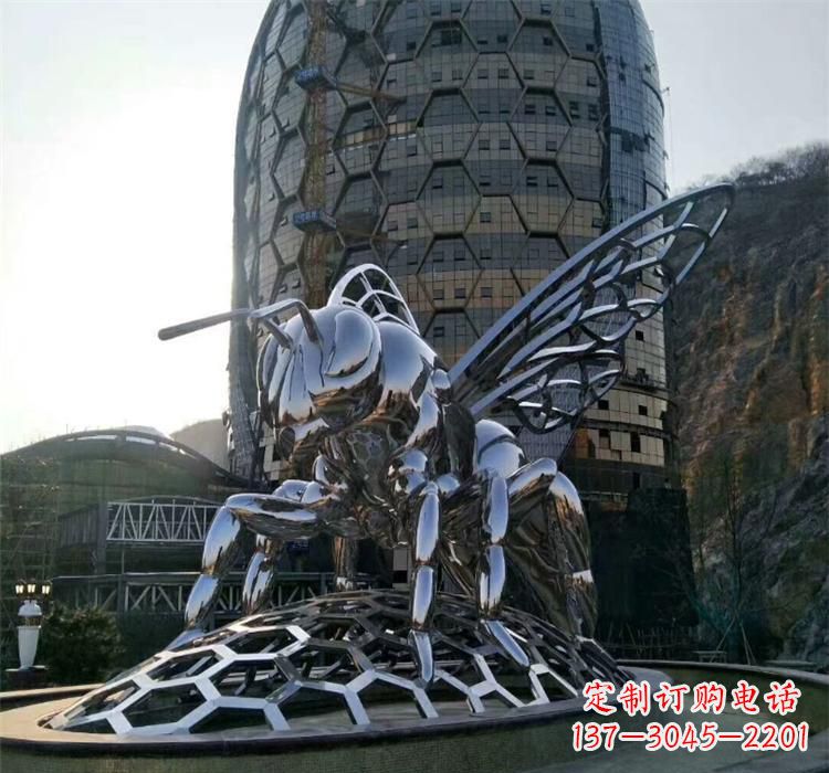 南阳不锈钢大型广场蚂蚁雕塑