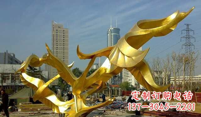 南阳不锈钢大雁雕塑——一件传承中华文化的艺术杰作