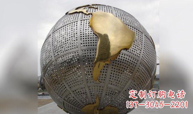 南阳不锈钢地球雕塑传承人类文明的精神象征
