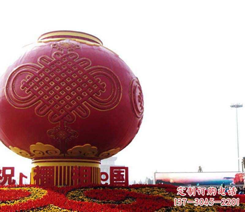 南阳不锈钢灯笼雕塑精致与美感的完美结合