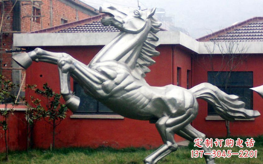 南阳不锈钢奔马雕塑令人叹为观止的艺术杰作
