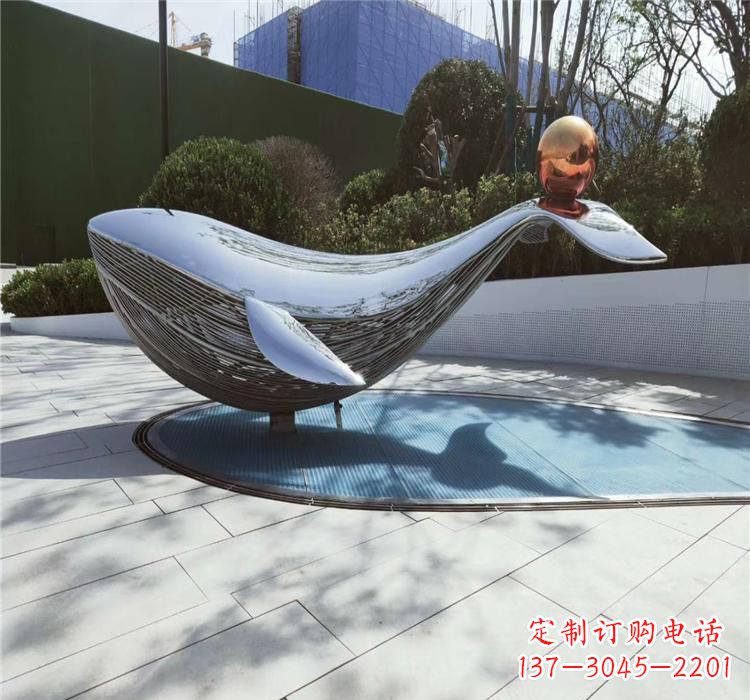 南阳不锈钢海豚雕塑艺术与科技的完美结合
