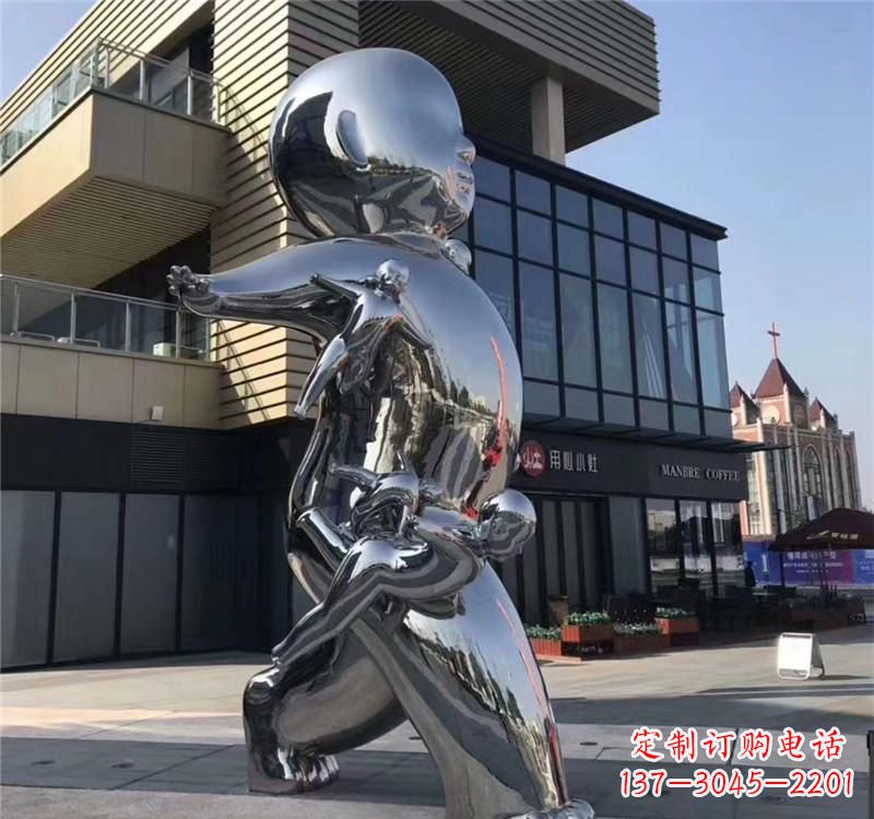 南阳不锈钢儿童雕塑