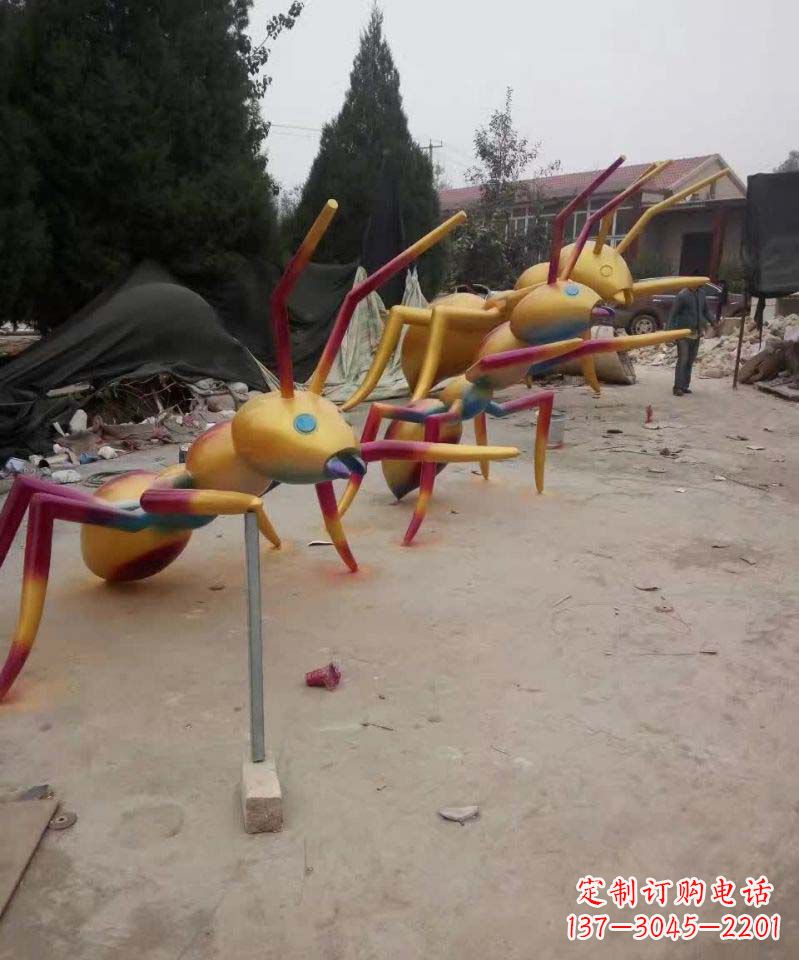 南阳精美的不锈钢蚂蚁雕塑