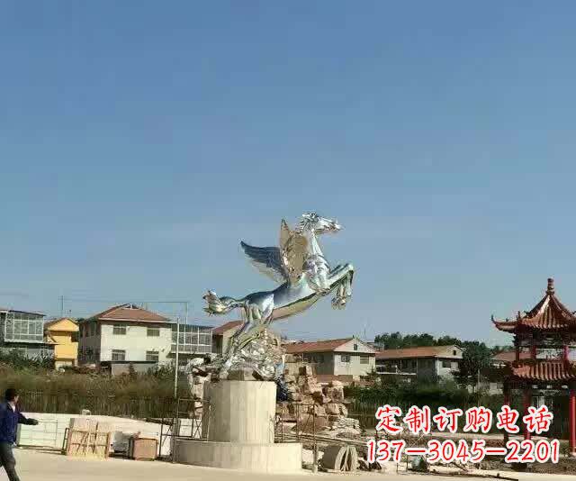南阳不锈钢飞马标志雕塑