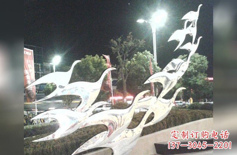 南阳不锈钢飞翔的抽象大雁