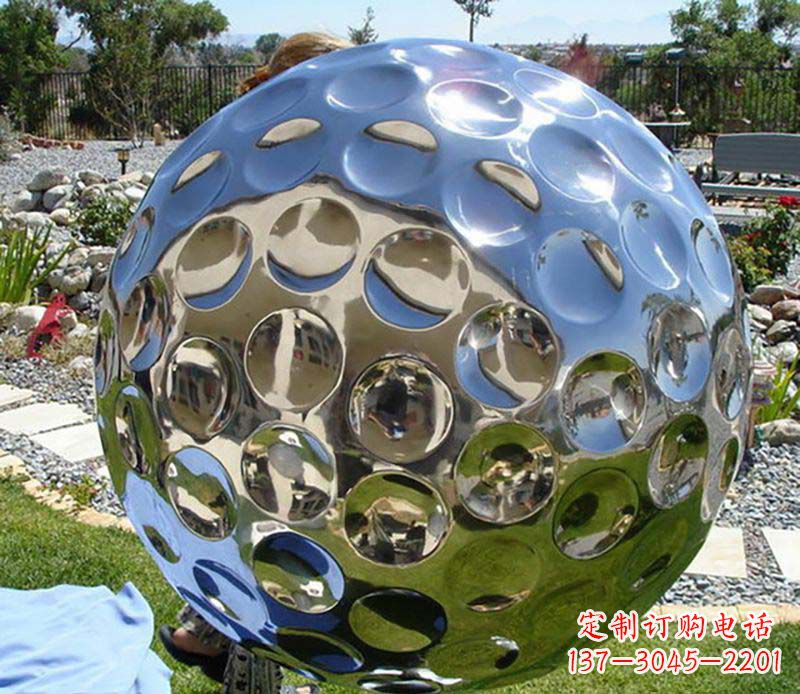 南阳精致的不锈钢高尔夫雕塑