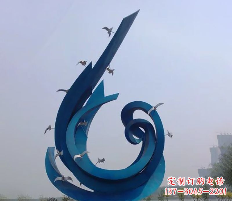 南阳不锈钢鸽子雕塑雕刻着永恒与美丽