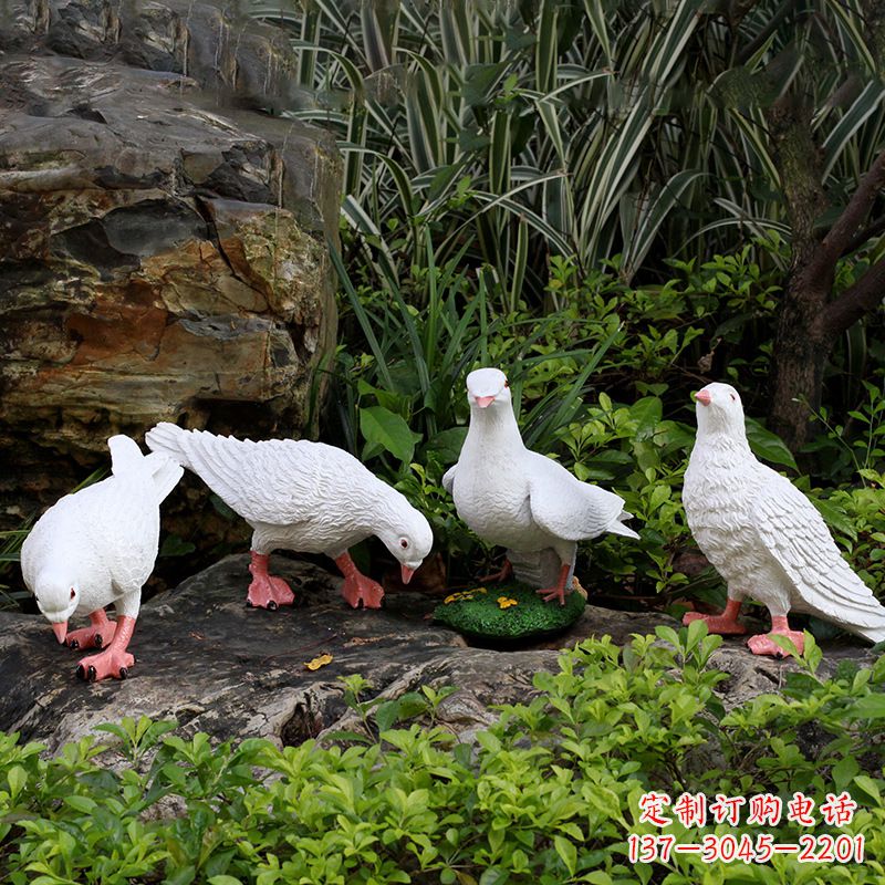 南阳不锈钢鸽子立体雕塑精美雕塑点缀美好生活