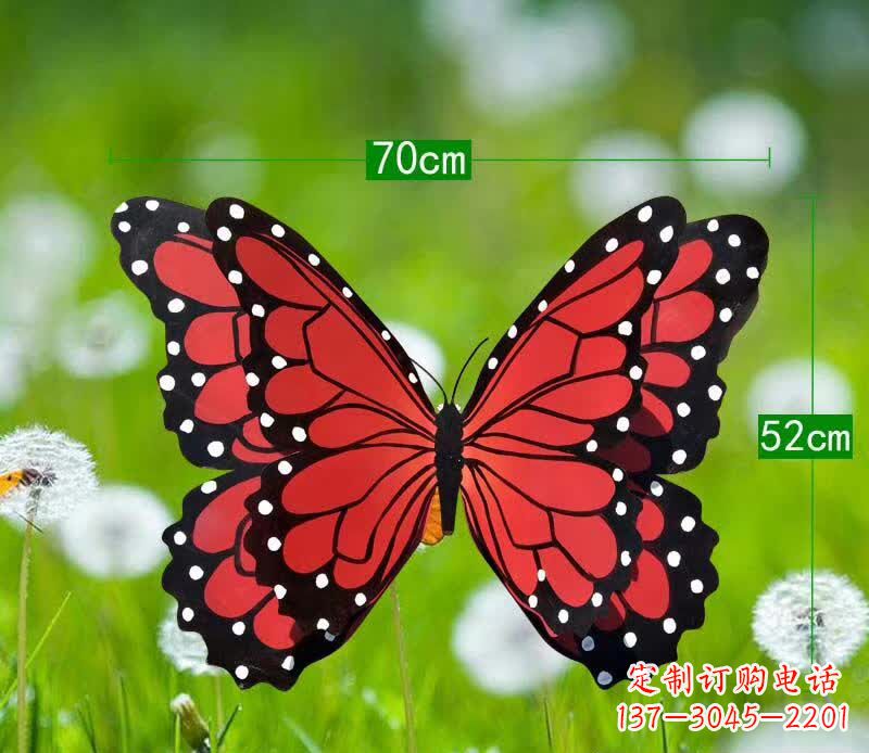 南阳精美不锈钢蝴蝶雕塑