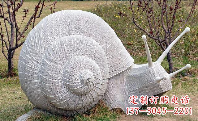 南阳不锈钢蜗牛雕塑——让艺术与自然相结合