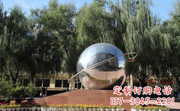南阳不锈钢地球雕塑——缅怀美好家园