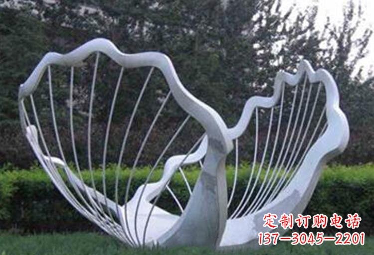 南阳不锈钢公园的镂空贝壳雕塑