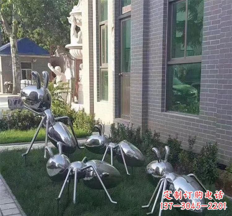 南阳不锈钢蚂蚁雕塑—精致细腻的艺术品
