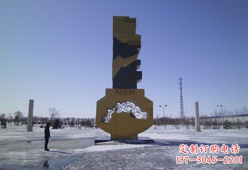 南阳不锈钢钥匙雕塑精致且具有象征意义
