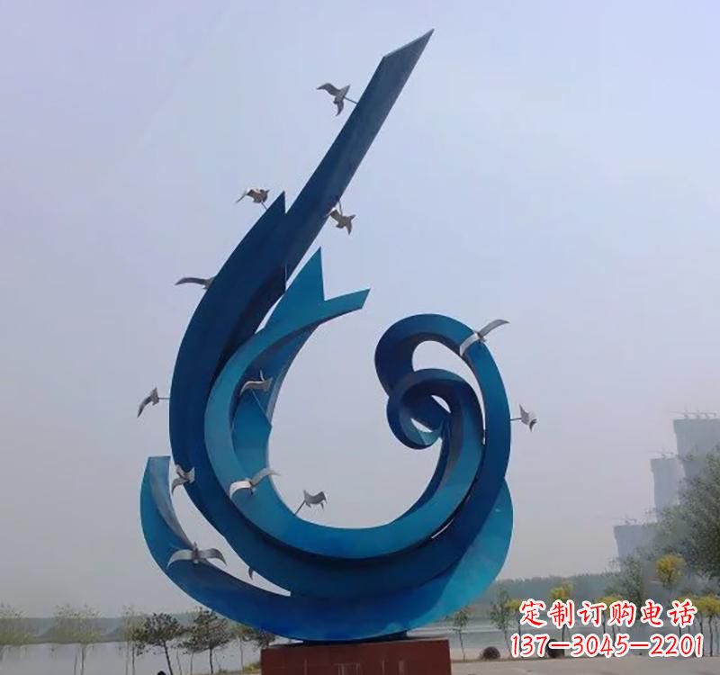 南阳不锈钢鸽子雕塑——缔造城市新景象