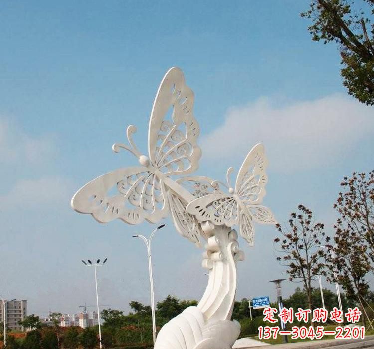 南阳不锈钢蝴蝶雕塑