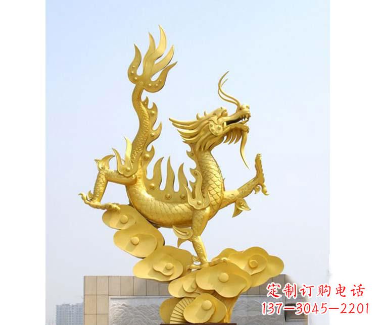 南阳不锈钢虎跃雕塑——传承英雄气概