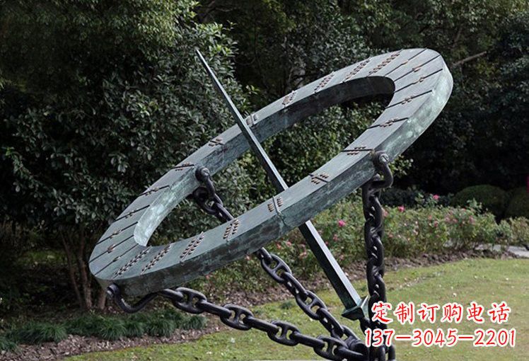 南阳不锈钢日晷雕塑精致的艺术符号