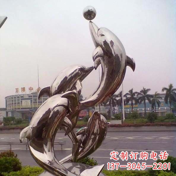 南阳不锈钢海豚雕塑艺术之美