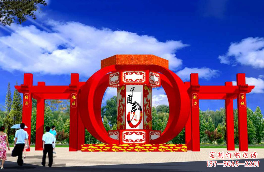 南阳灯笼点亮城市景观