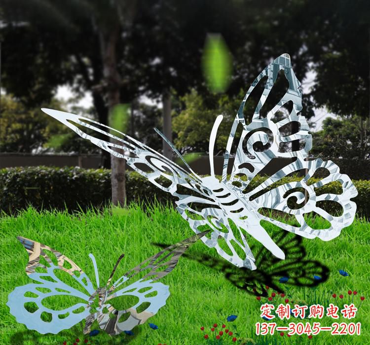 南阳不锈钢蝴蝶雕塑艺术的美丽诠释