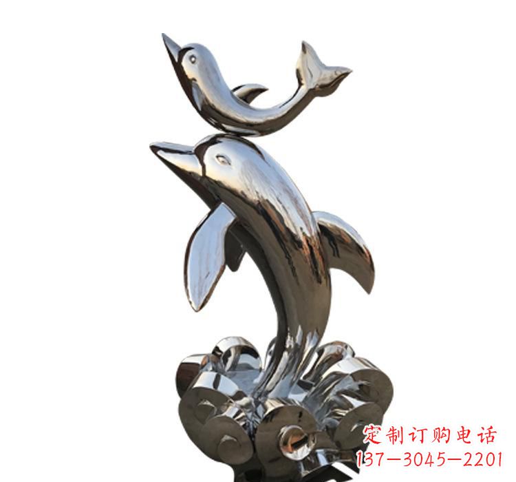 南阳海豚雕塑艺术与自然的完美结合