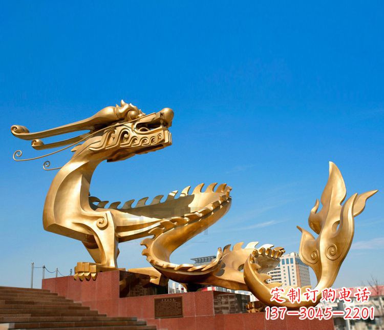 南阳不锈钢金龙——雕塑之美