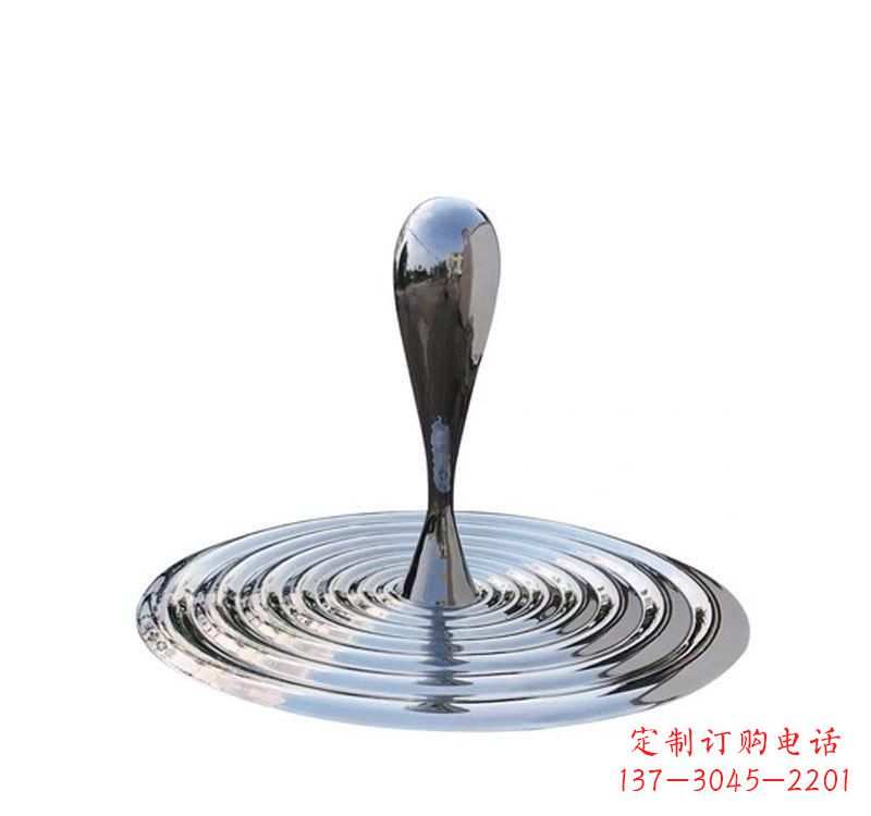 南阳不锈钢景区水滴雕塑精美绝伦